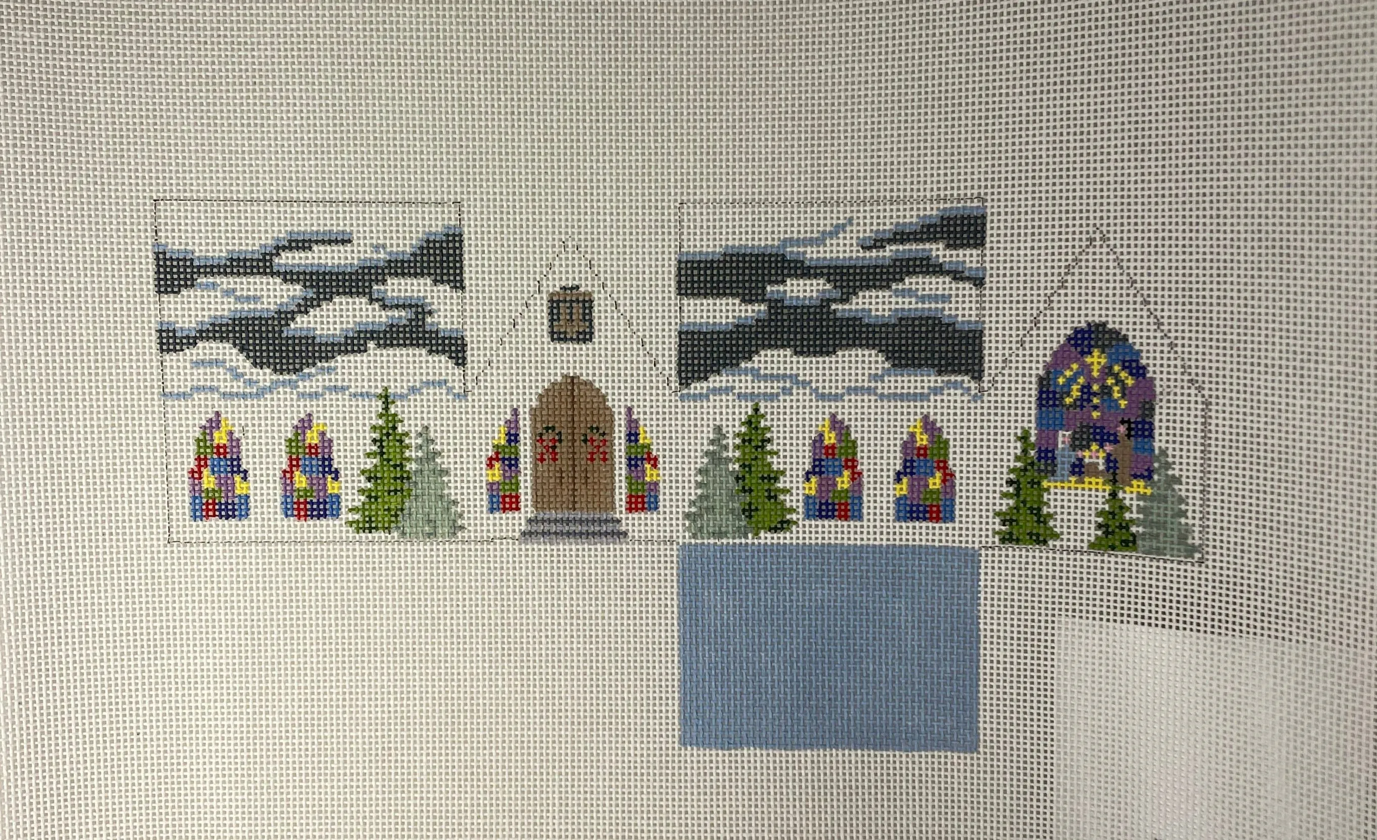 * Susan Roberts Needlepoint 5503-18 Church Mini-House