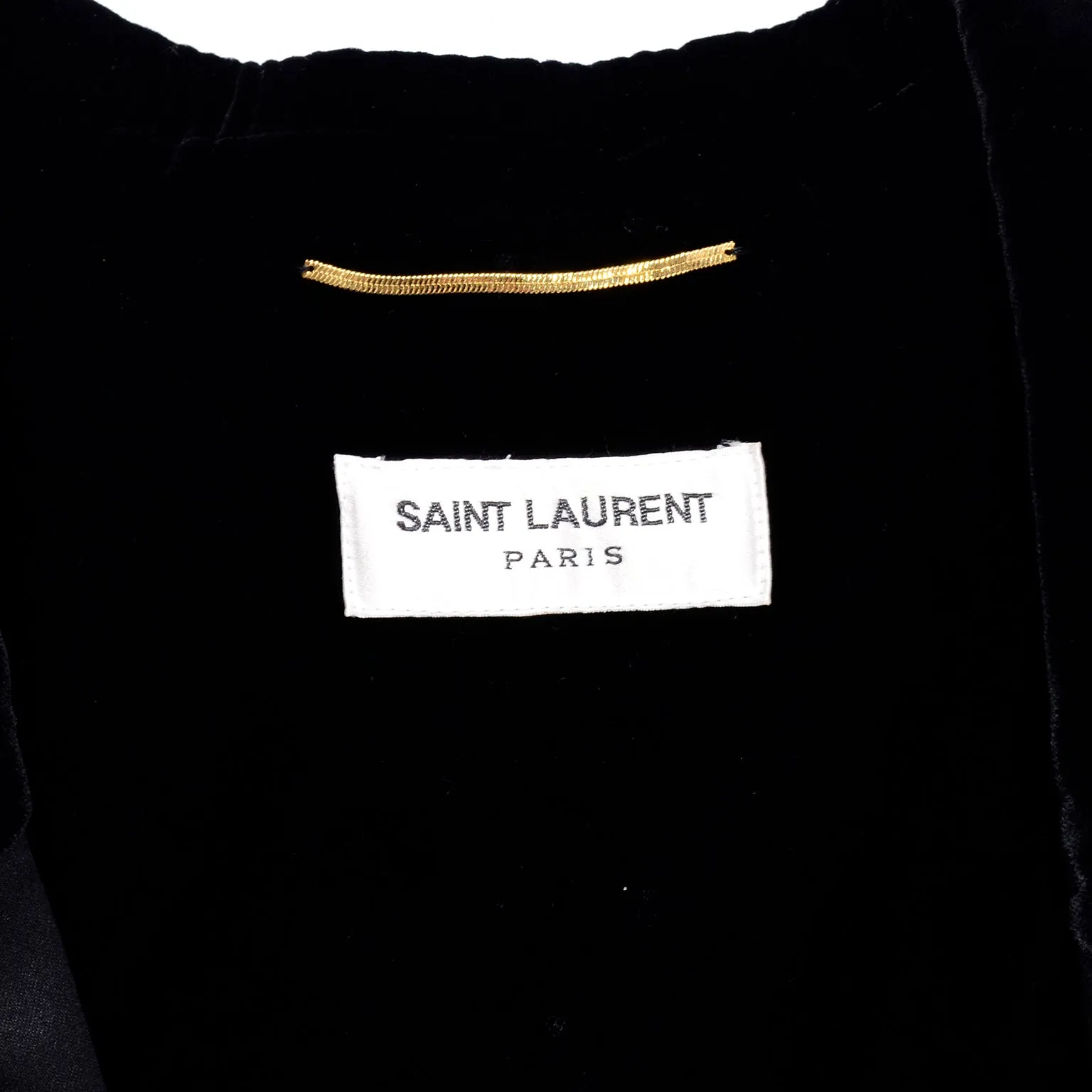 2000s Saint Laurent Black Velvet Cutaway Tuxedo Tails w Flyaway Satin Lapel