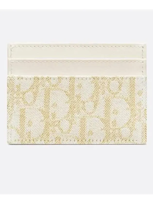 30 Montaigne Freesia Card Wallet Gold Tone Jacquard S2152UNRG M01E