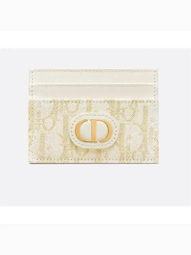 30 Montaigne Freesia Card Wallet Gold Tone Jacquard S2152UNRG M01E