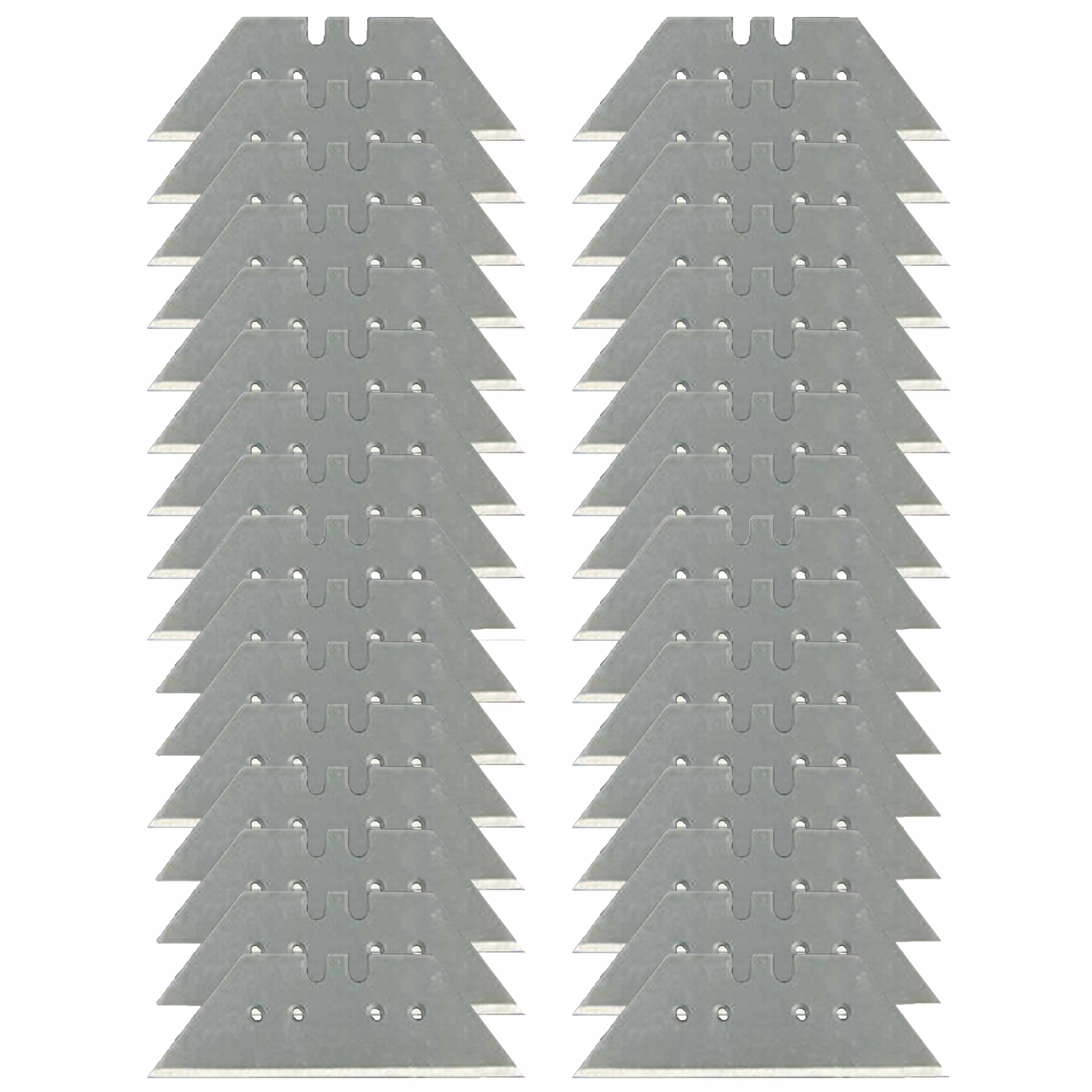 48 Utility Knife Blades Standard Replacement Razor Retractable Box Cutter Refill