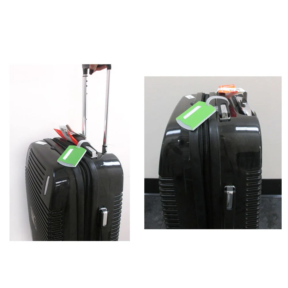 6 Pc Waterproof Luggage Bag Tags Travel Suitcase Baggage ID Label Name Address