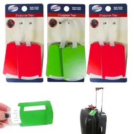 6 Pc Waterproof Luggage Bag Tags Travel Suitcase Baggage ID Label Name Address