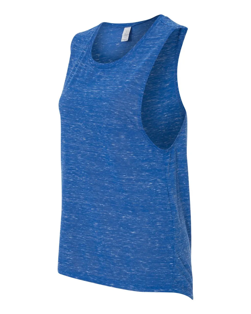 Bella   Canvas 8803 Women's Flowy Scoop Muscle Tank - True Royal Marble