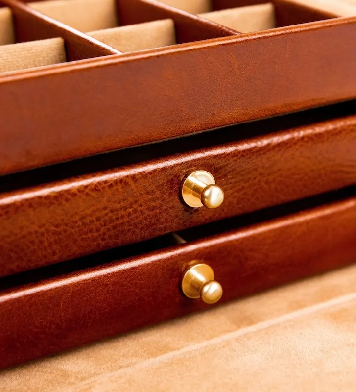 Beloved - Leather Jewelry Box