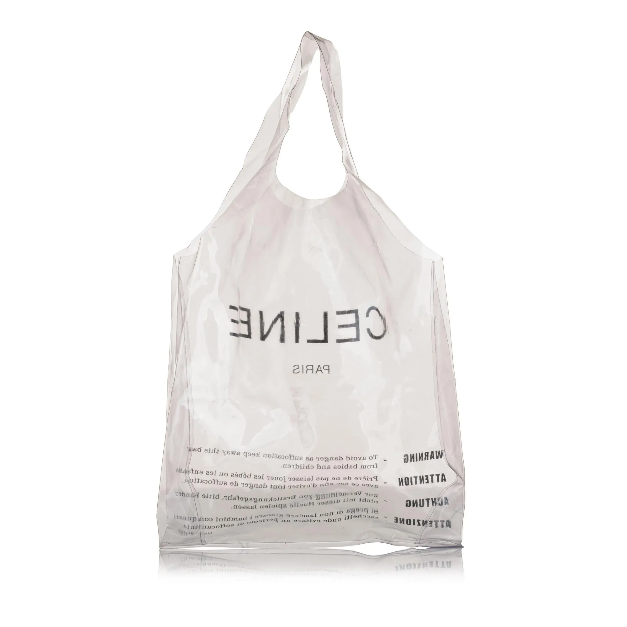 Celine PVC Shopping Tote Bag