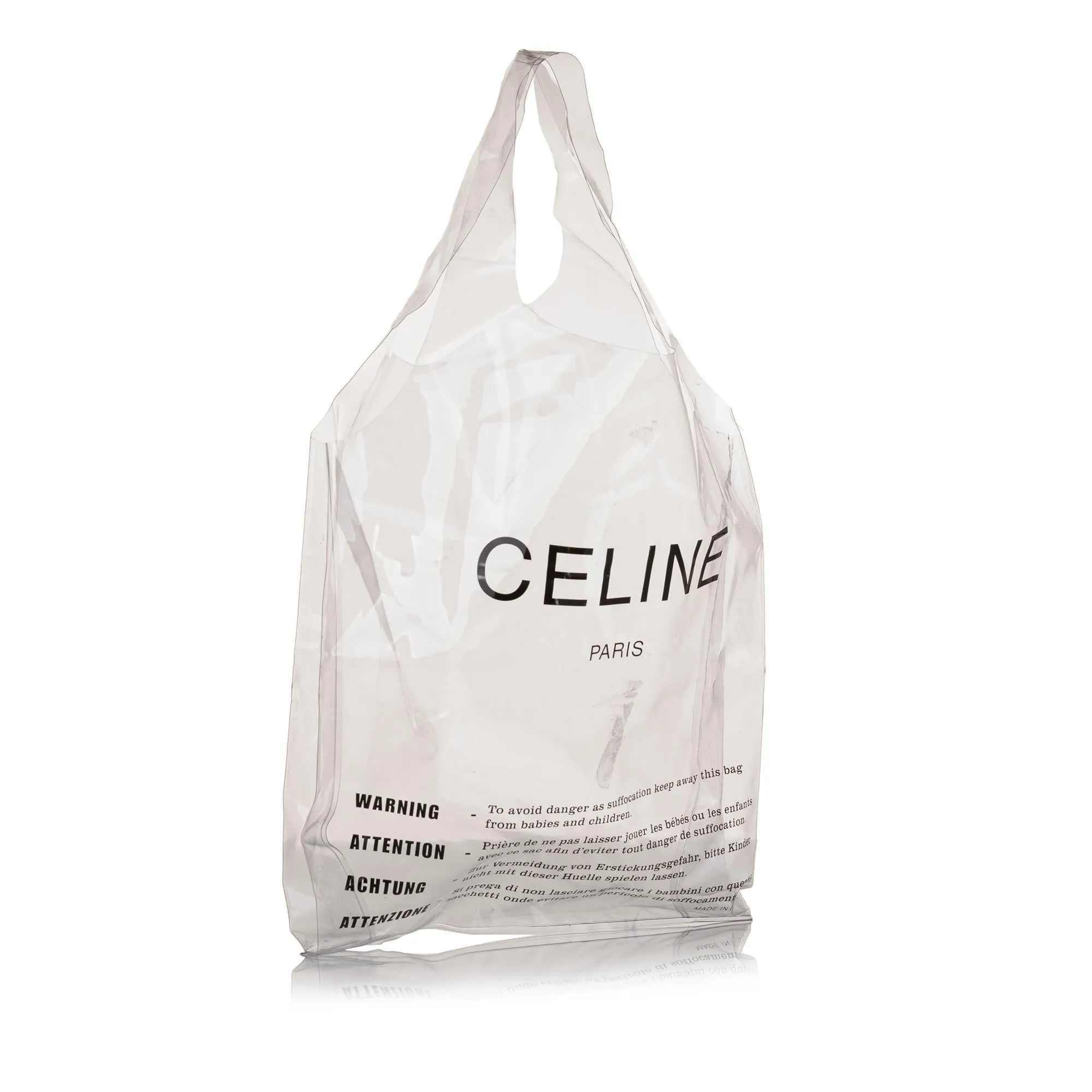 Celine PVC Shopping Tote Bag
