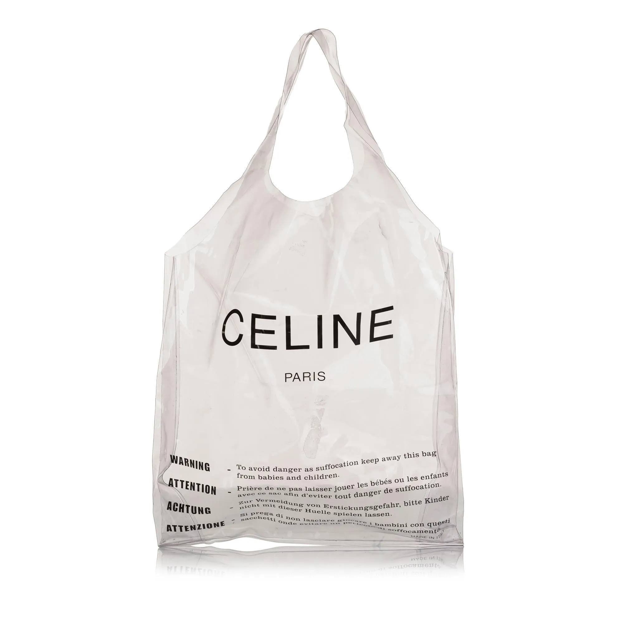 Celine PVC Shopping Tote Bag