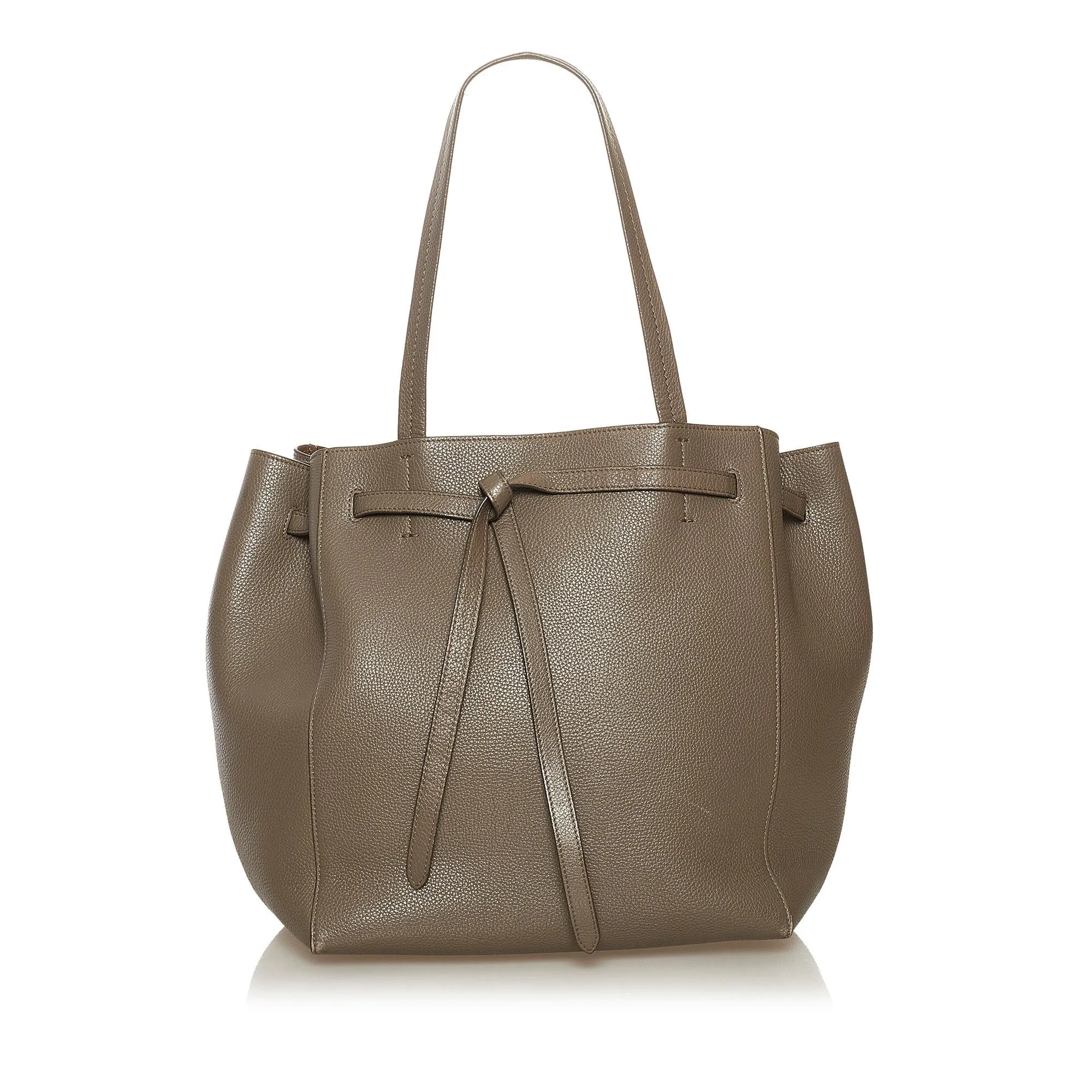 Celine Small Phantom Cabas Leather Tote Bag (SHG-35043)