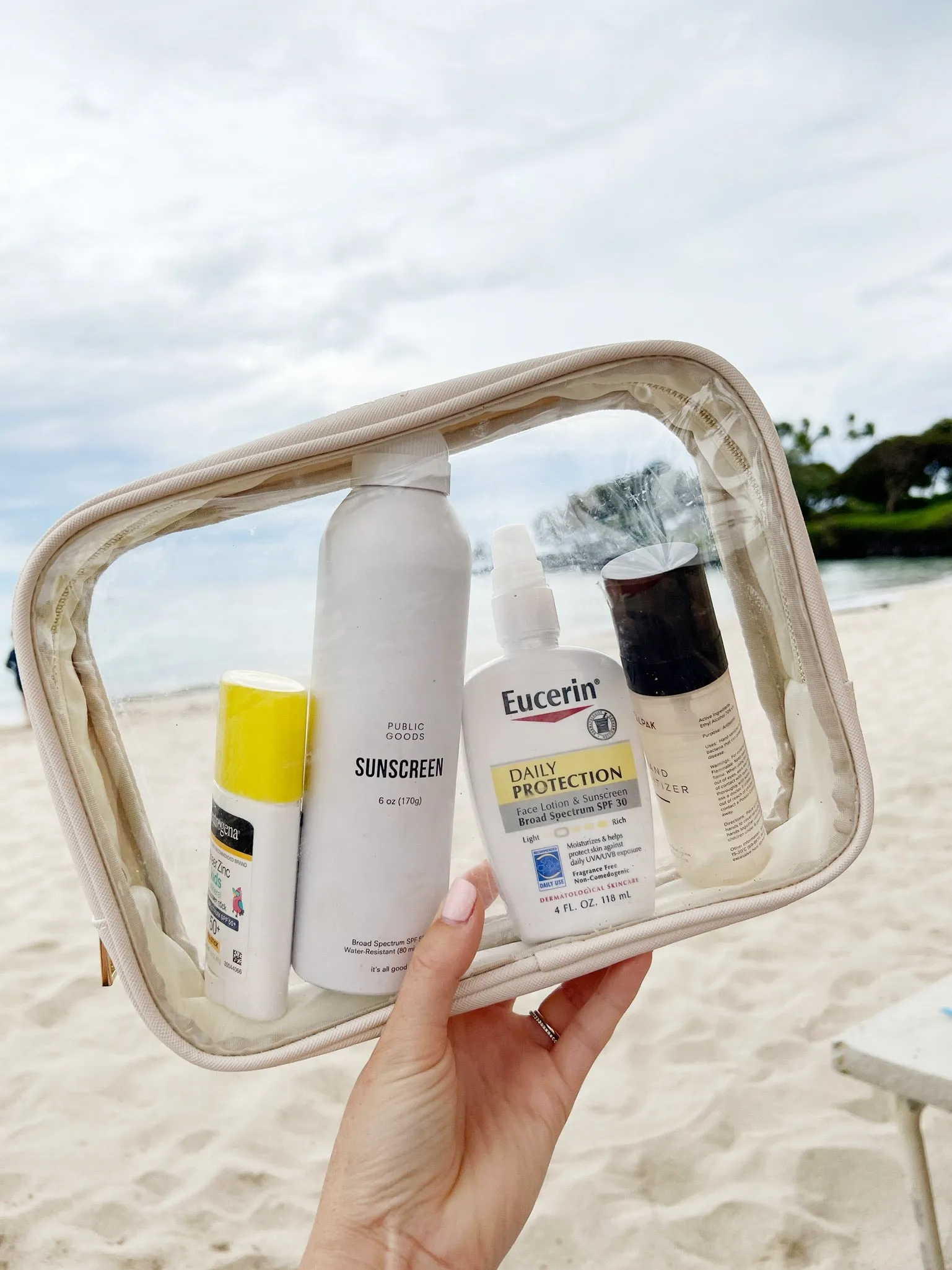 Clear Pouch Trio Set