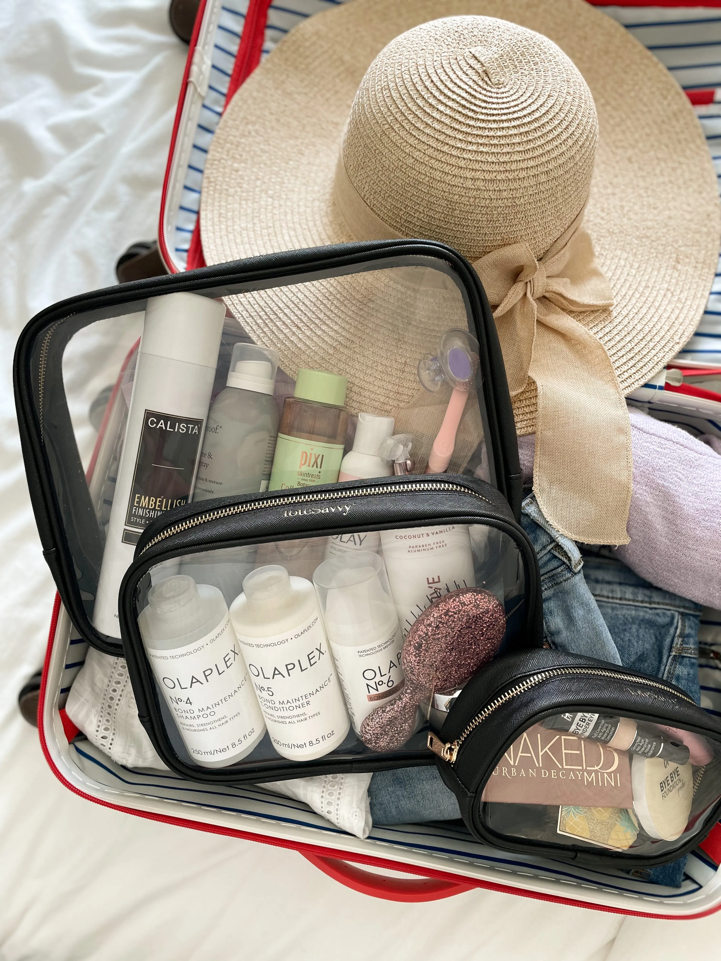 Clear Pouch Trio Set