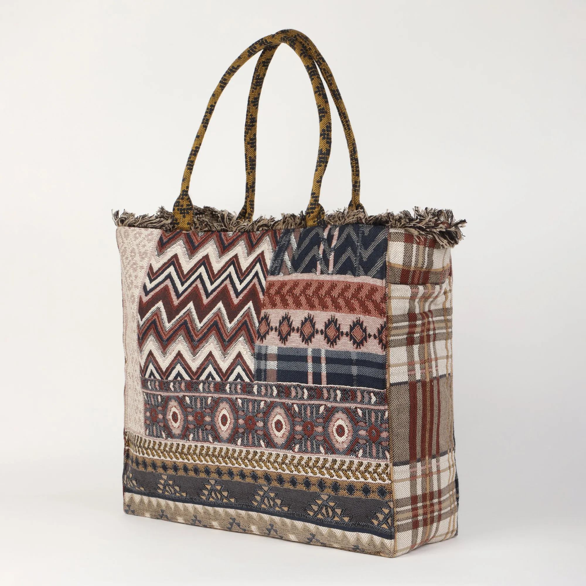 Eminent Jacquard Bag - Beige Brown