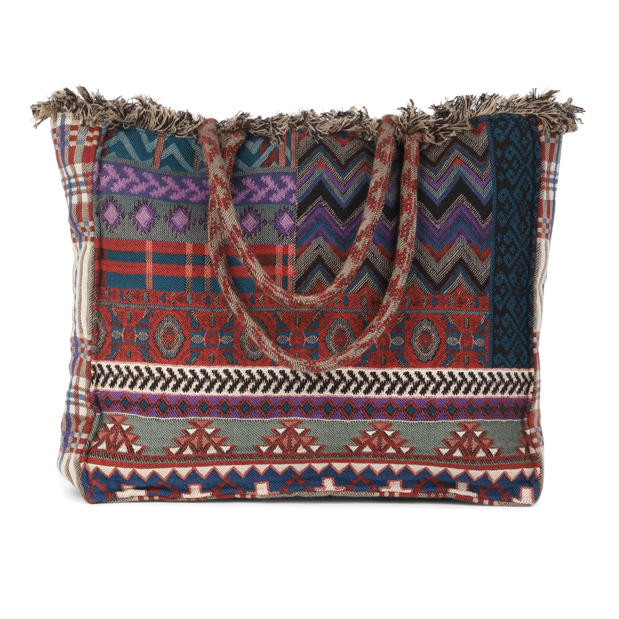 Eminent Jacquard Bag - Purple