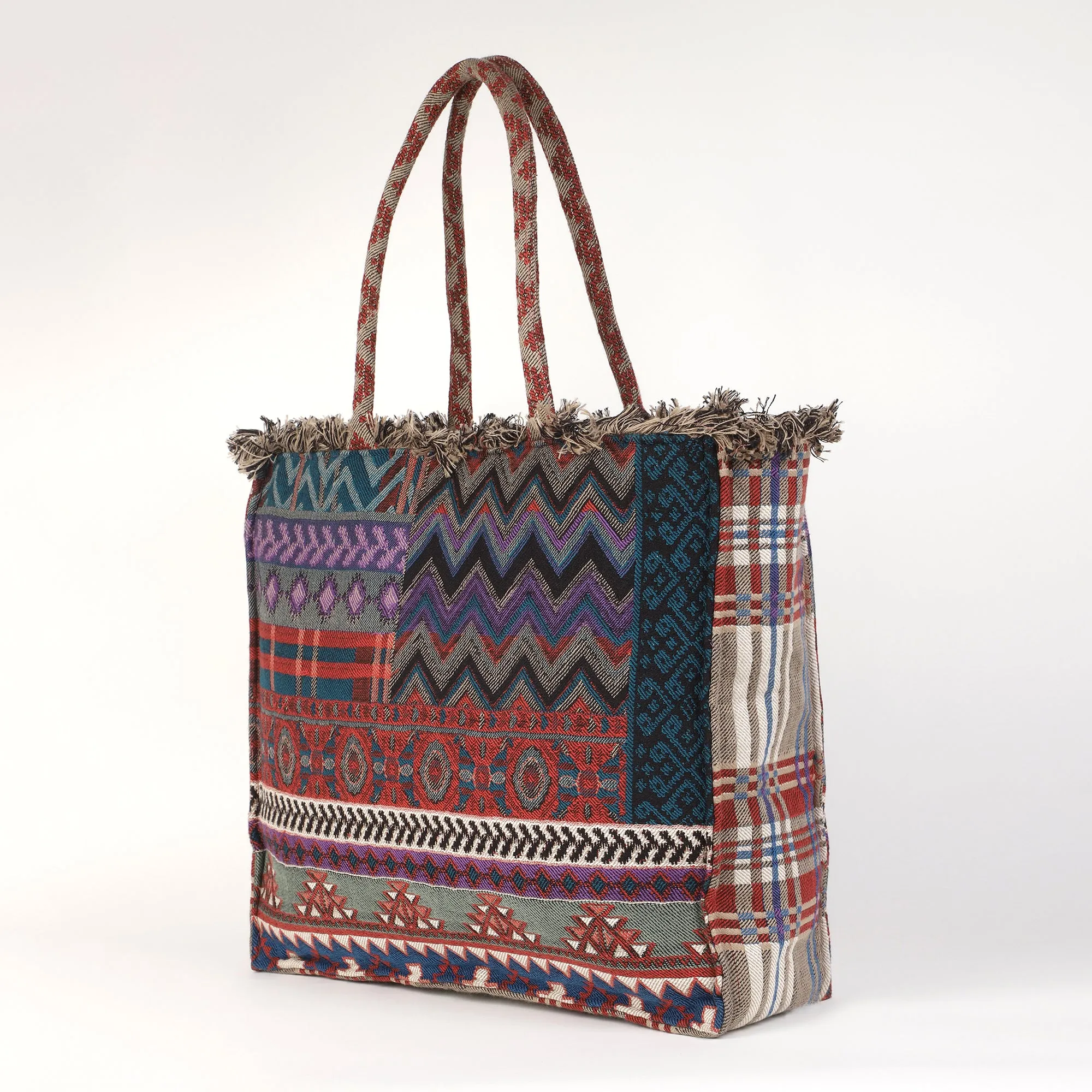 Eminent Jacquard Bag - Purple