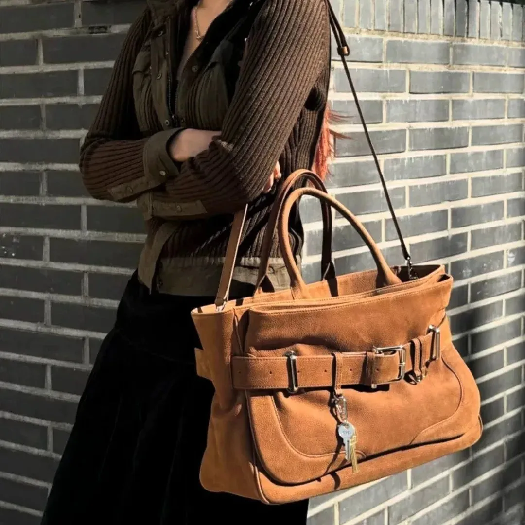 Faux Leather Large Bucket Bags for Women