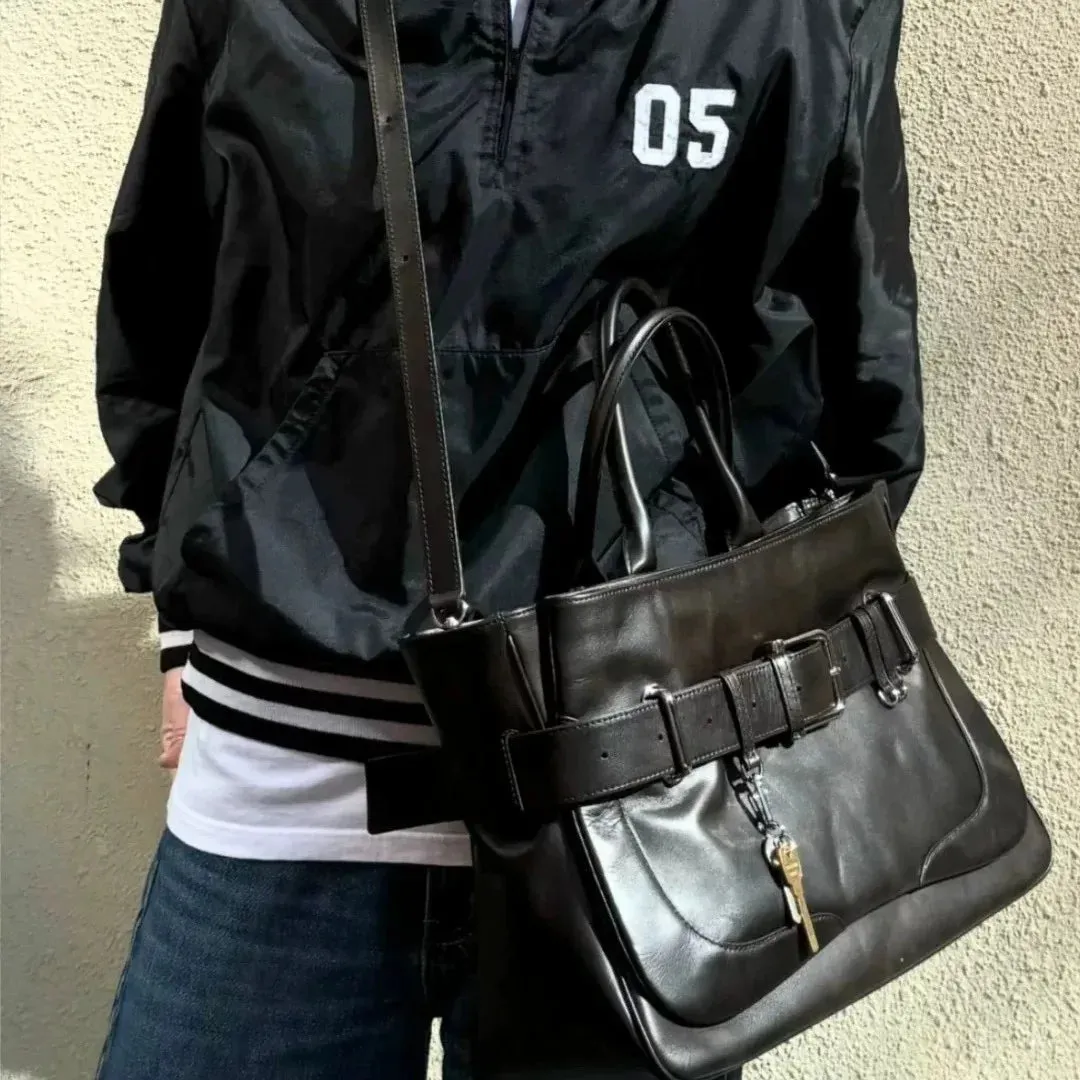 Faux Leather Large Bucket Bags for Women
