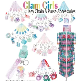 Glam Girls Keychains and Purse Accessories