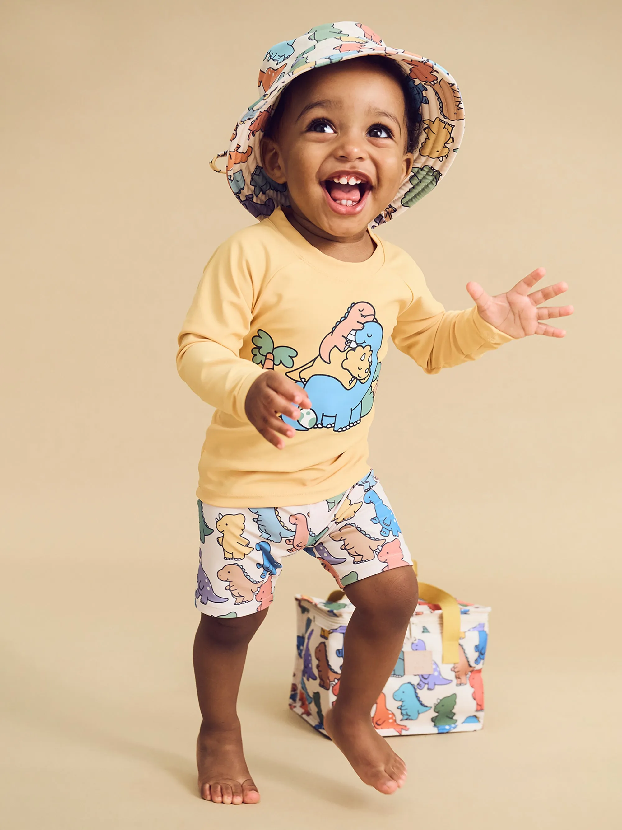 Huxbaby Dino Play Lunch Bag - Multi