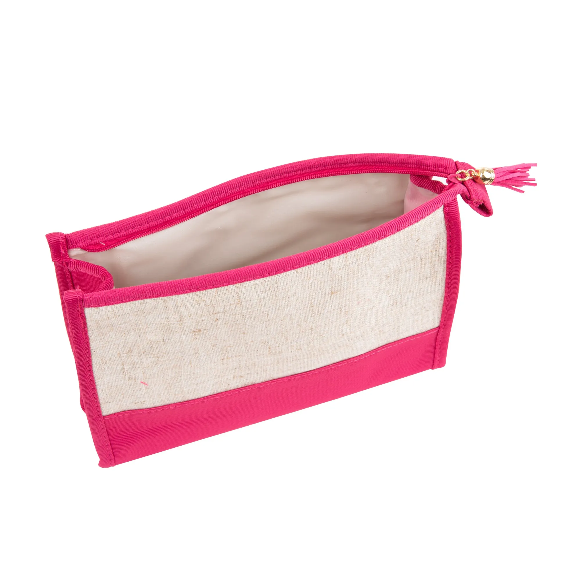 Linen Cosmetic Pouch