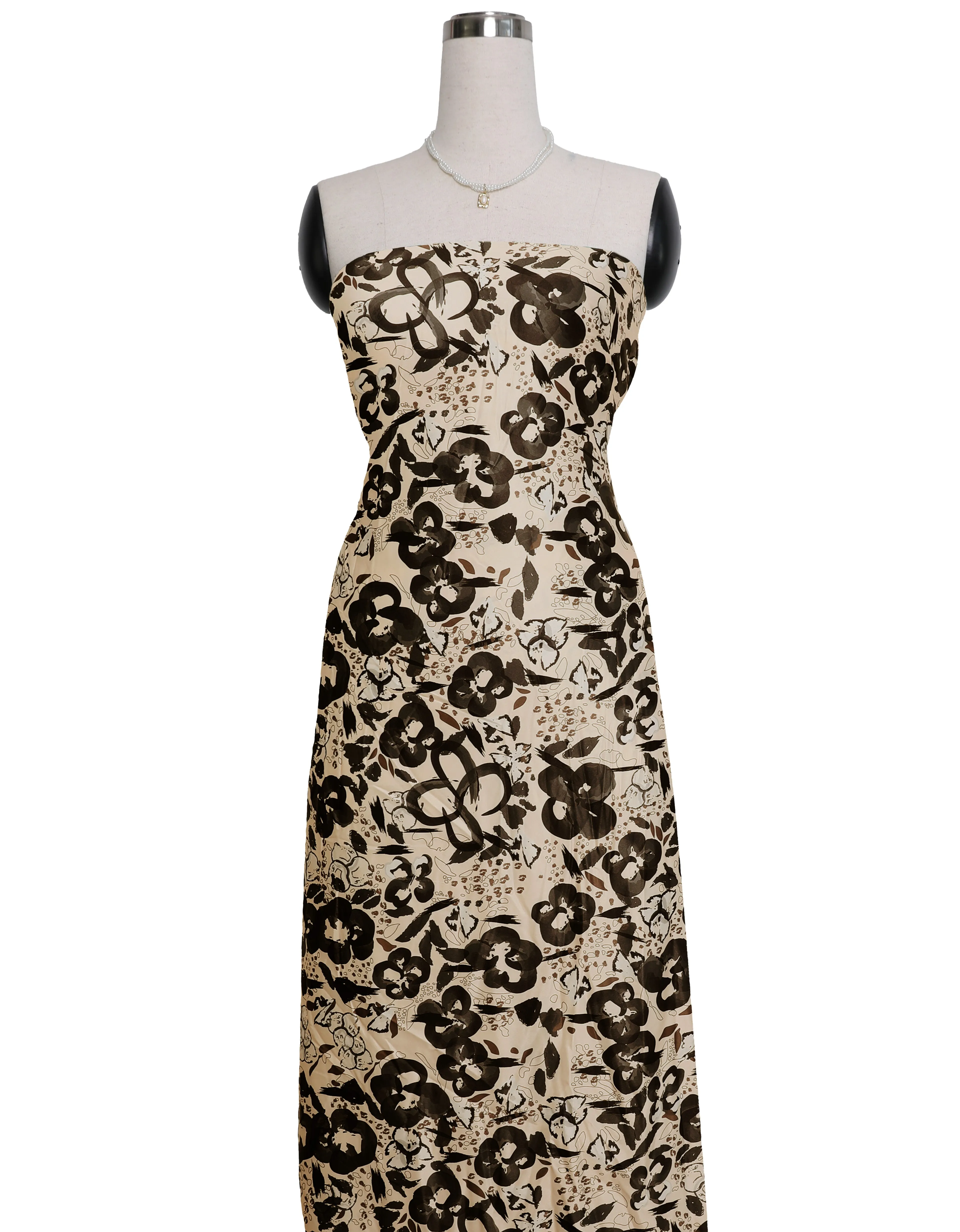 LIORA SATIN (CREAM   BLACK)