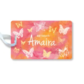 Luggage Tags - Butterfly, Set of 2
