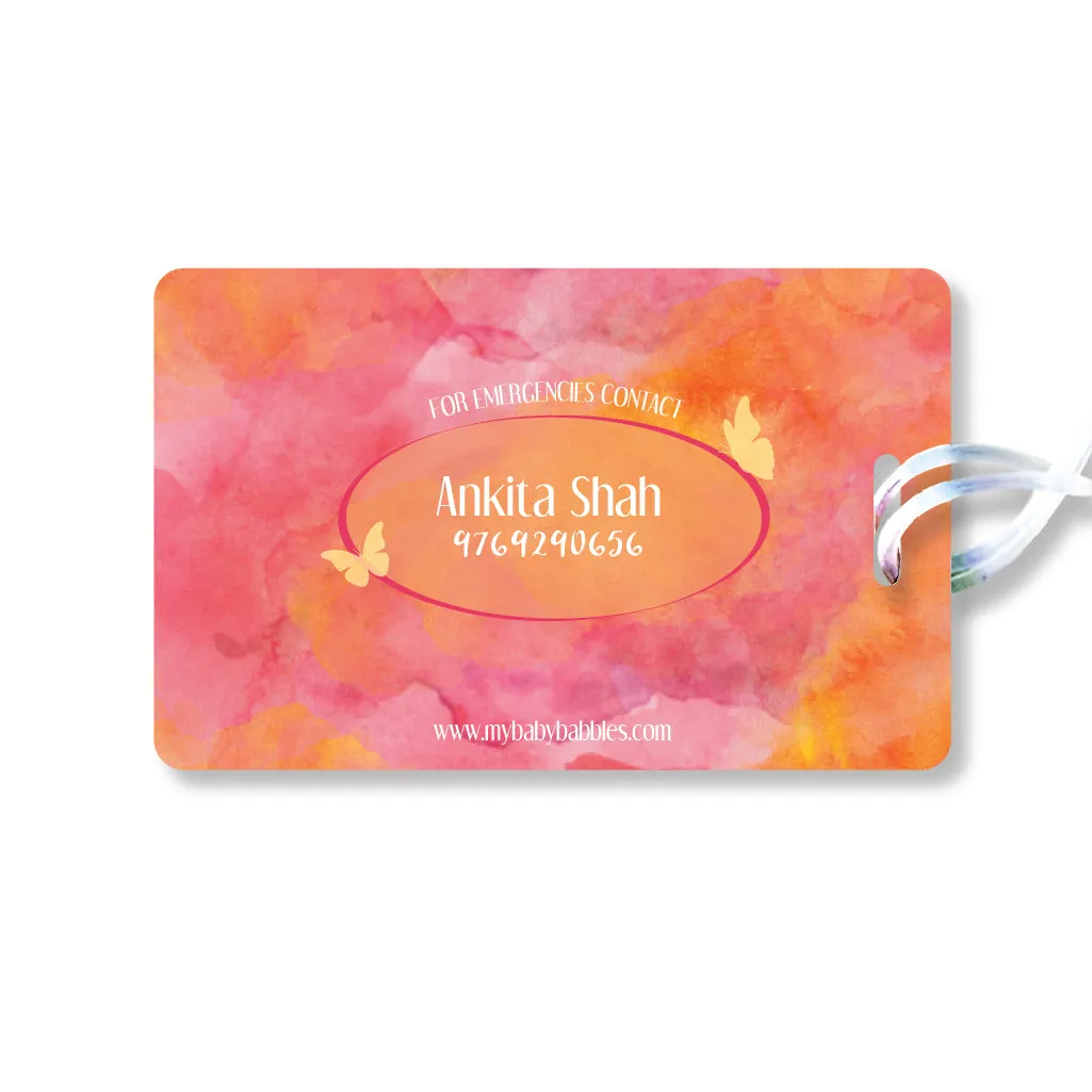 Luggage Tags - Butterfly, Set of 2