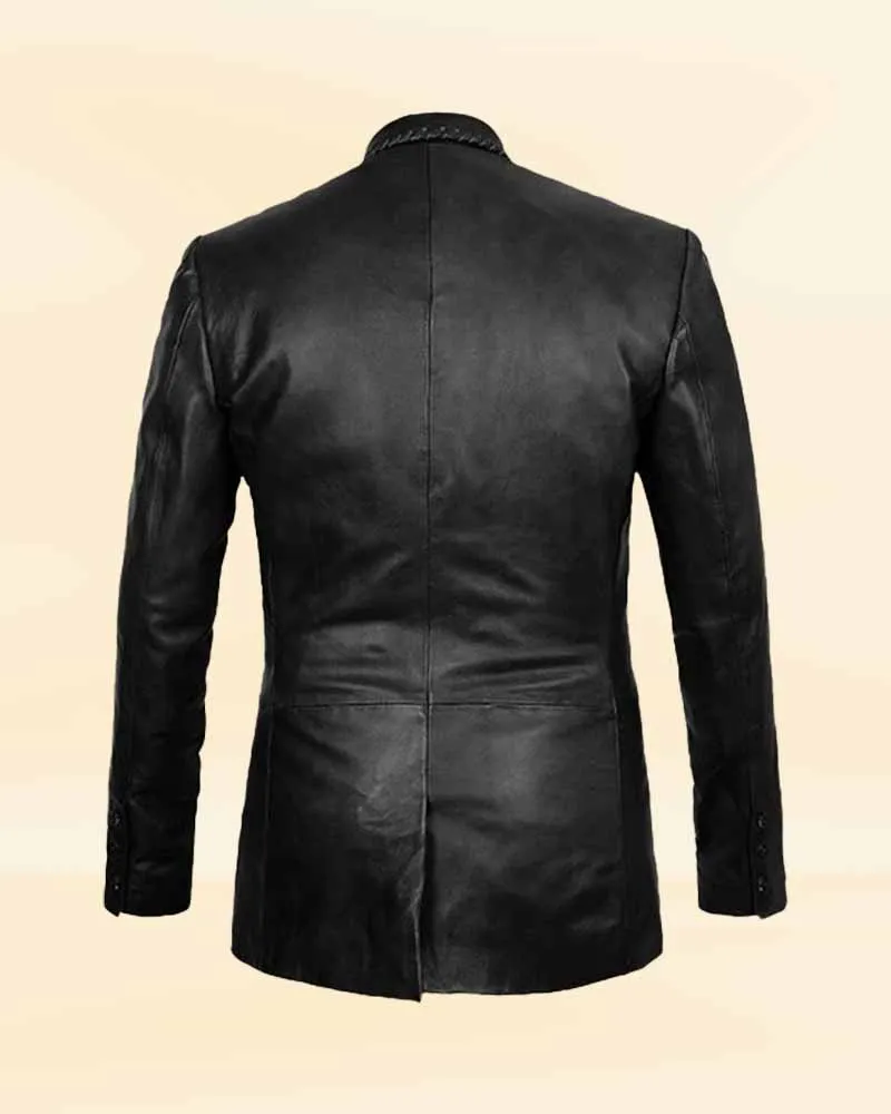 Royal Blaze Medieval Leather Blazer coat
