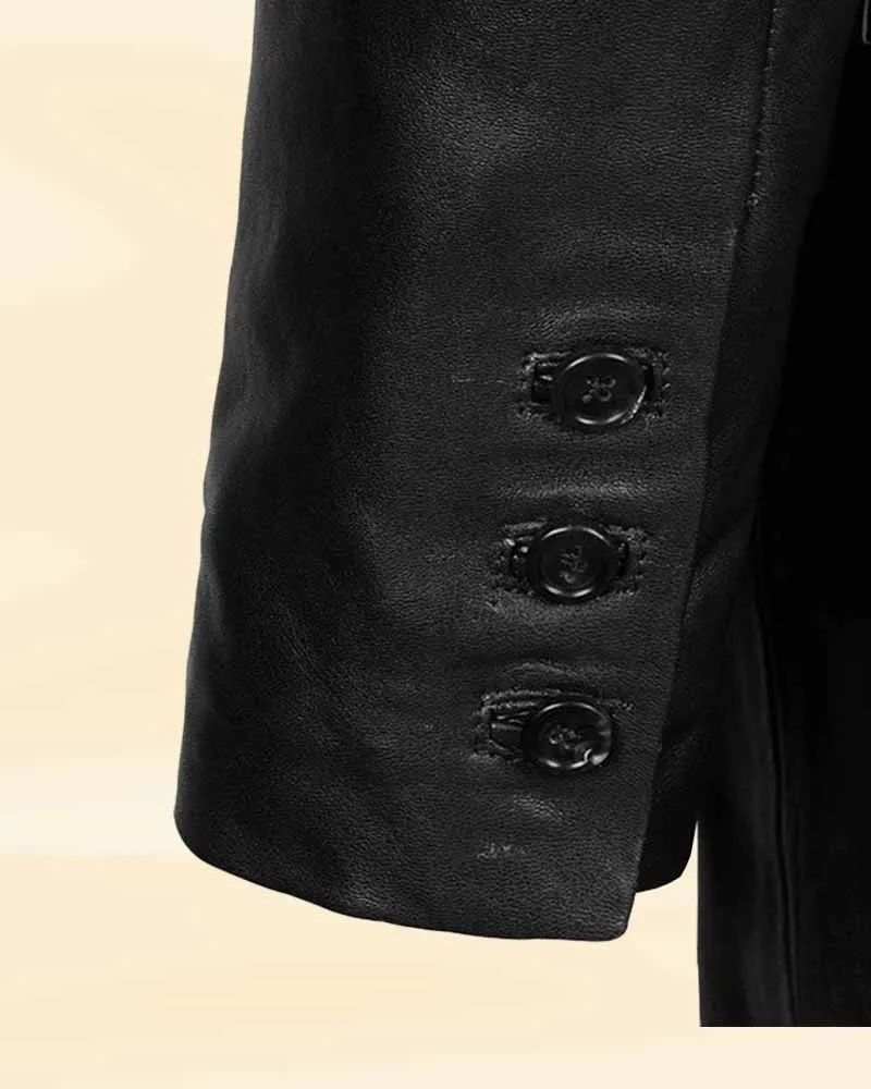Royal Blaze Medieval Leather Blazer coat