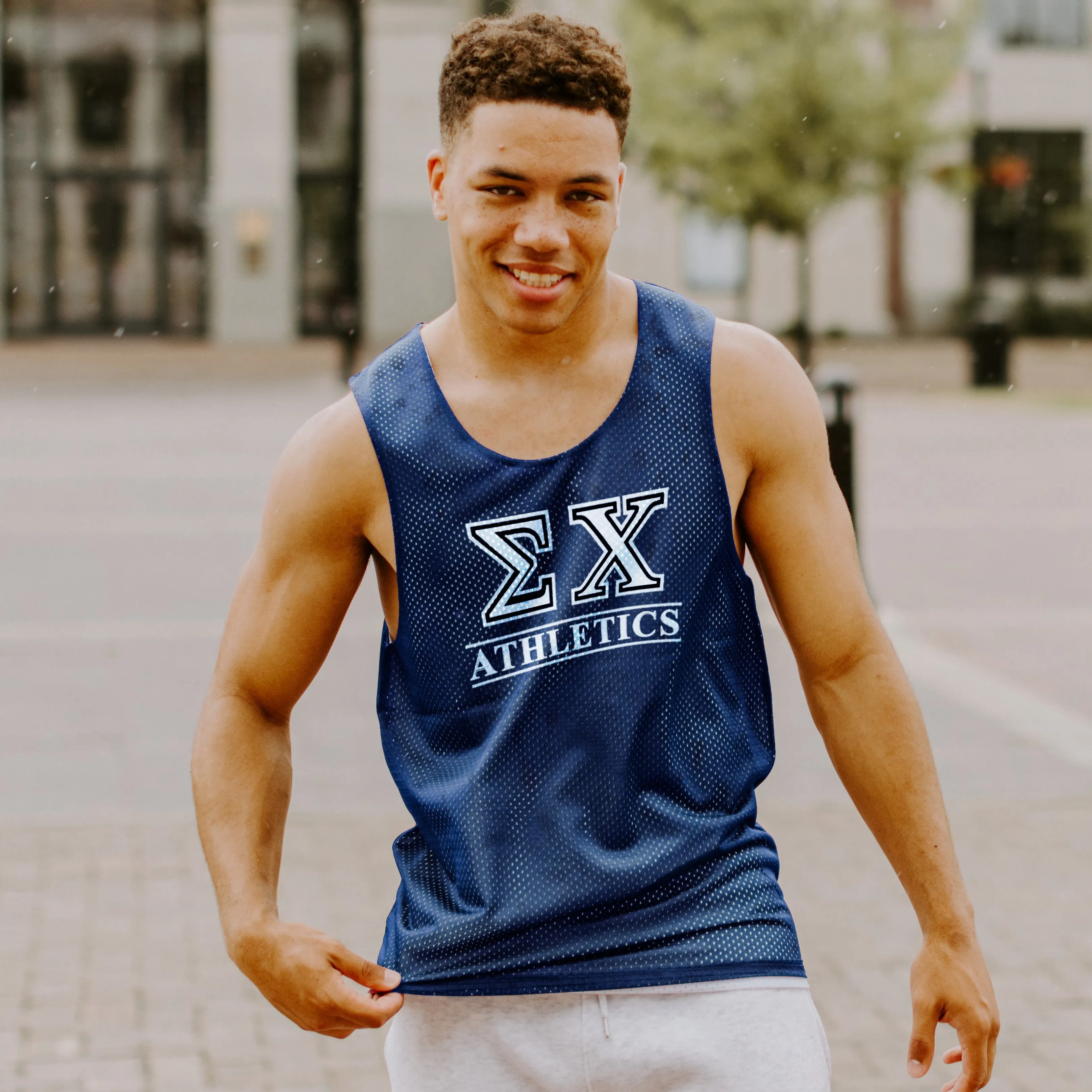 Sigma Chi Reversible Personalized Intramural Mesh Tank