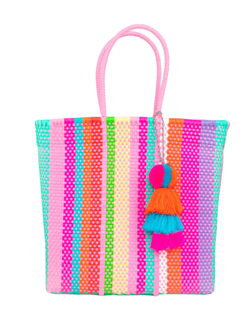 Squeeze de Citron Rain Cotton Candy Citron Bag in Large