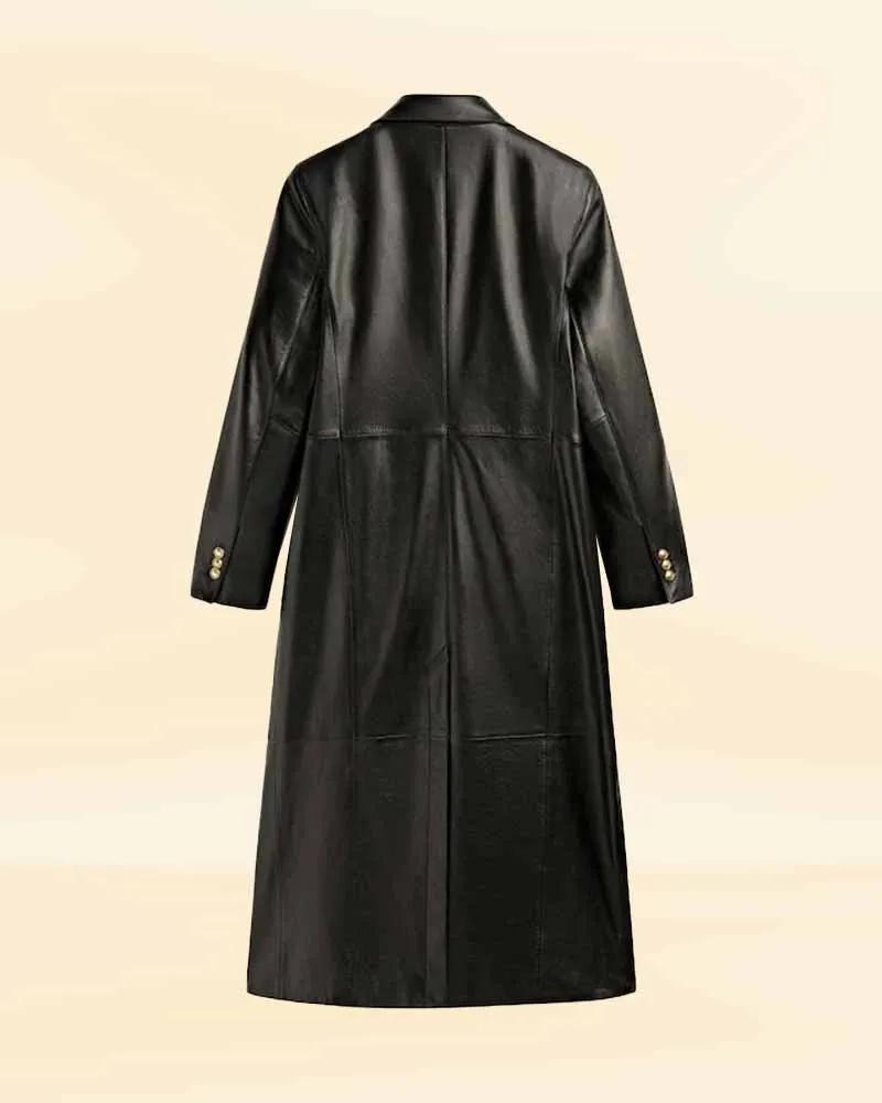 The Opulent Odyssey leather coat