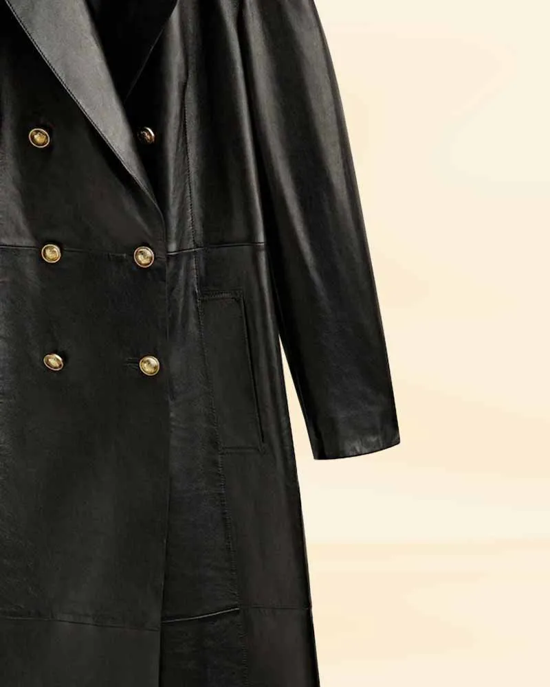 The Opulent Odyssey leather coat