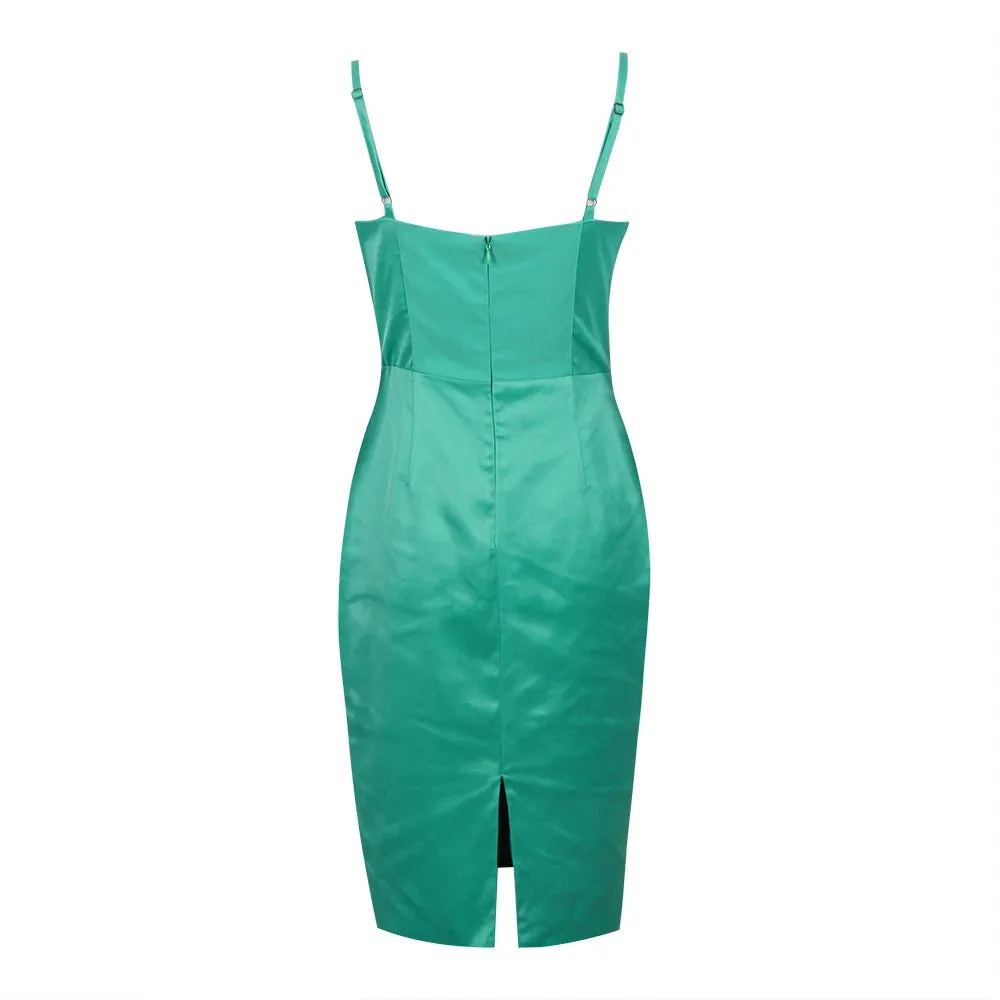 Trend4us Women's Satin Dress