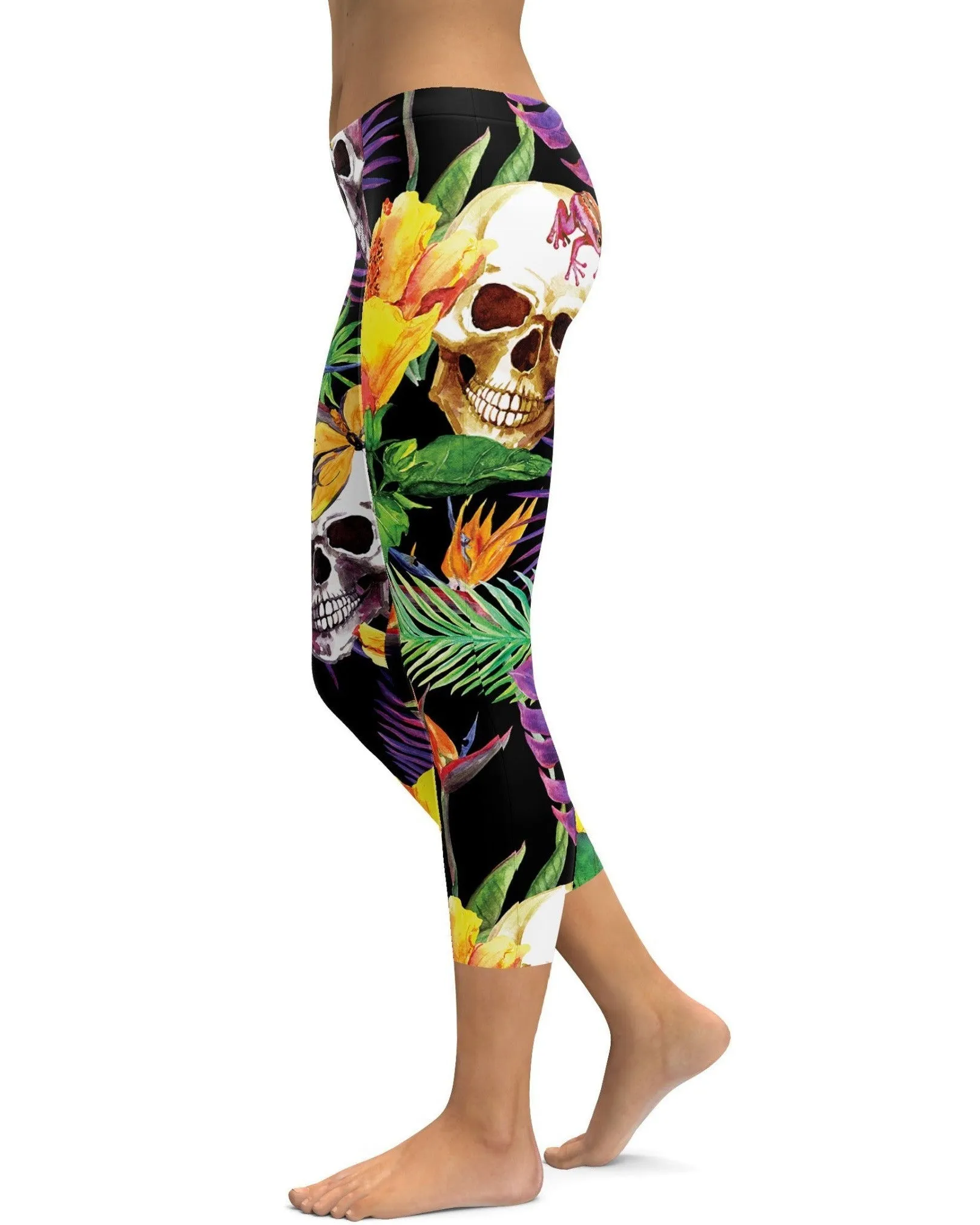 Tropical Skull Capris