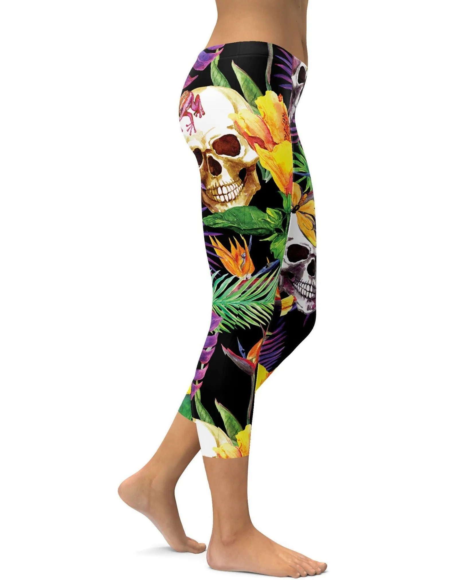 Tropical Skull Capris