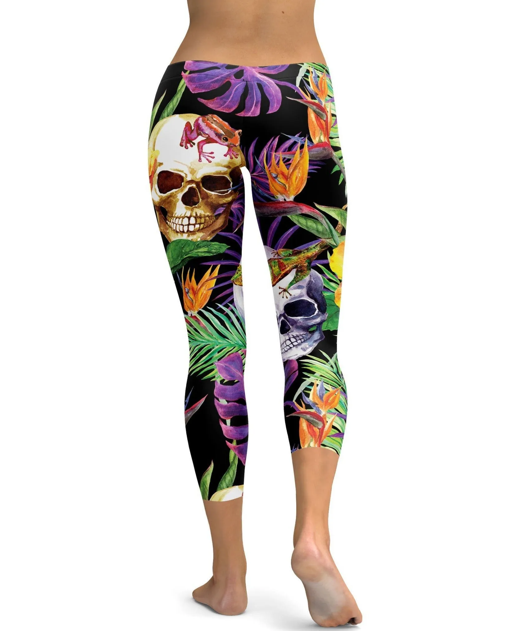 Tropical Skull Capris