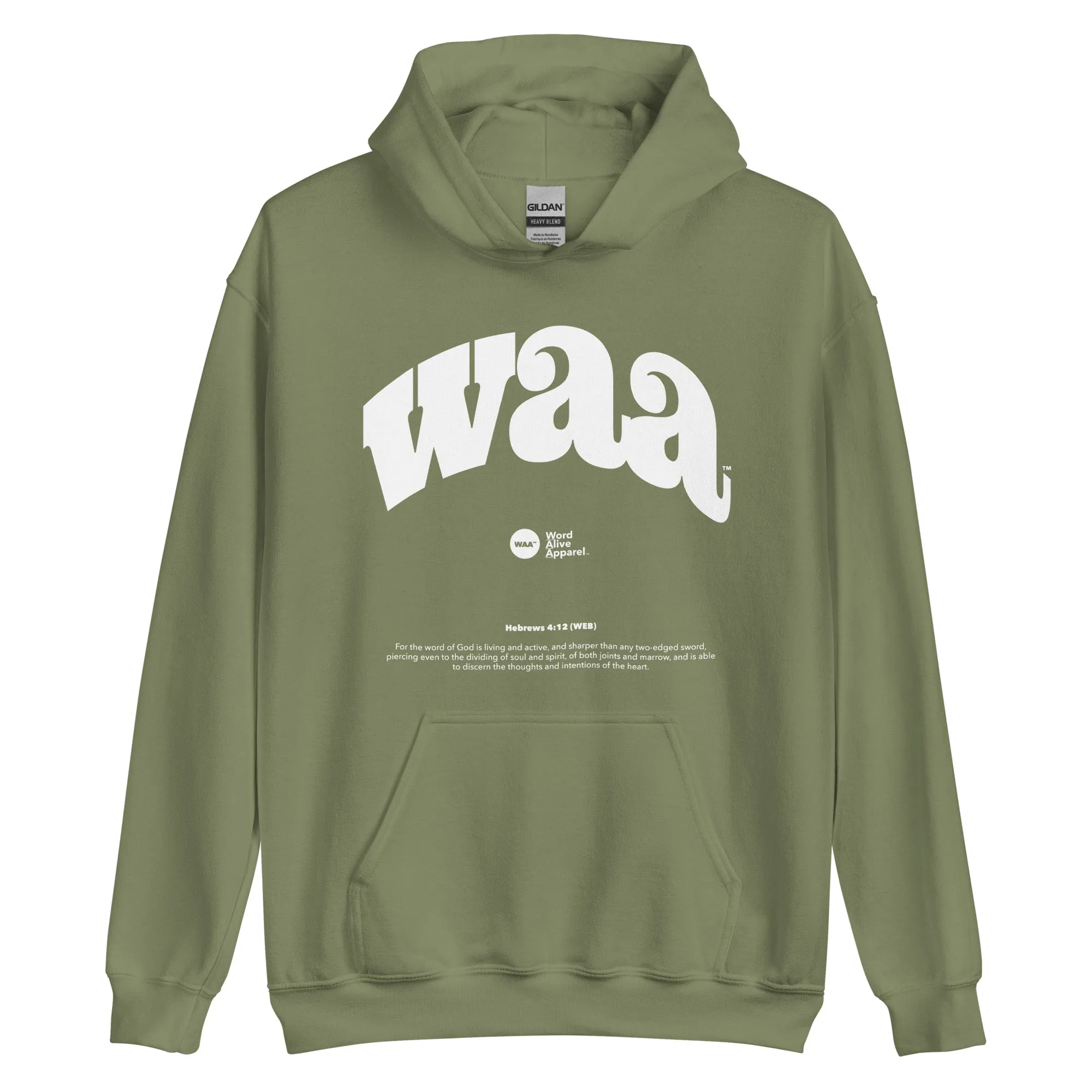 WAA Original Brand Army Green Hoodie