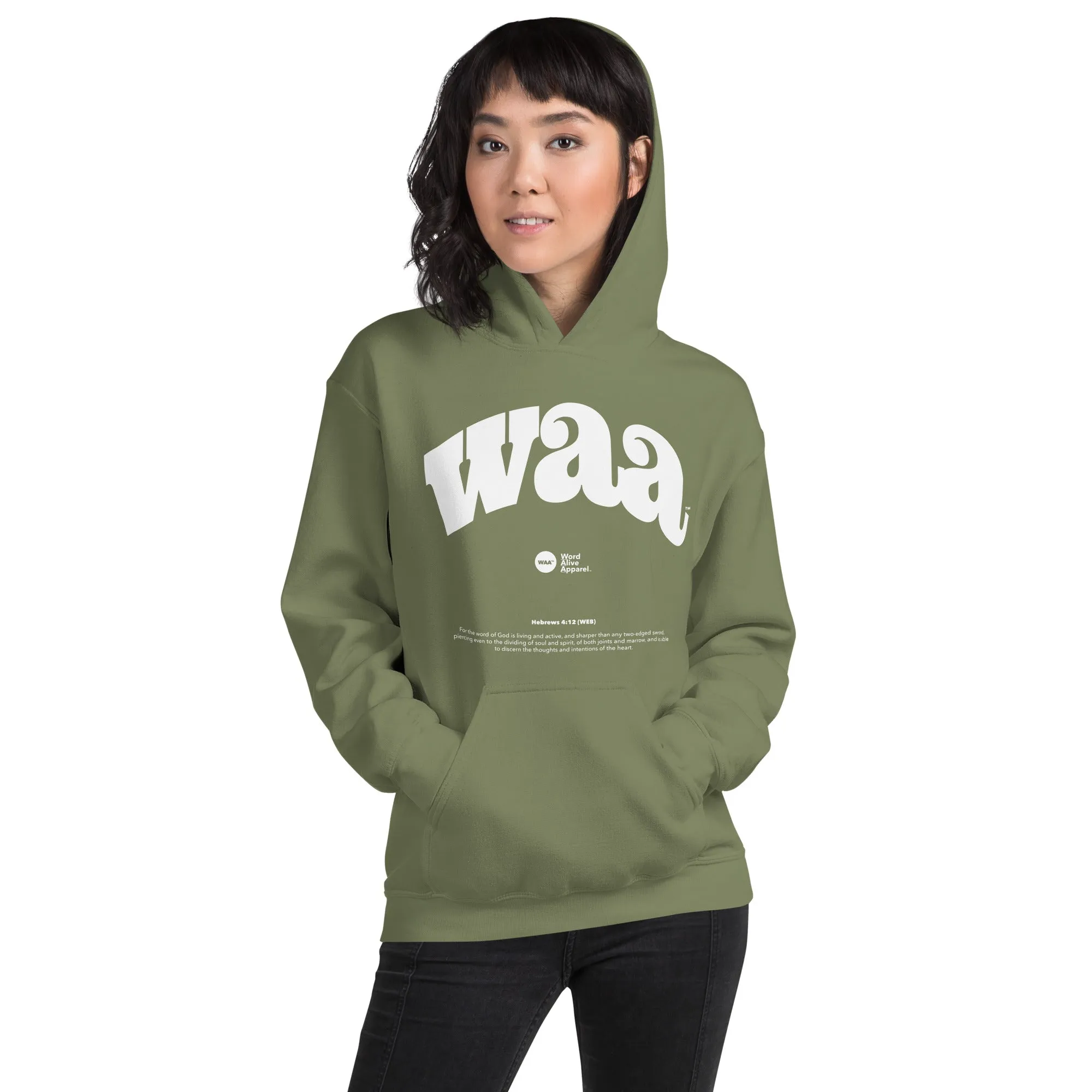 WAA Original Brand Army Green Hoodie
