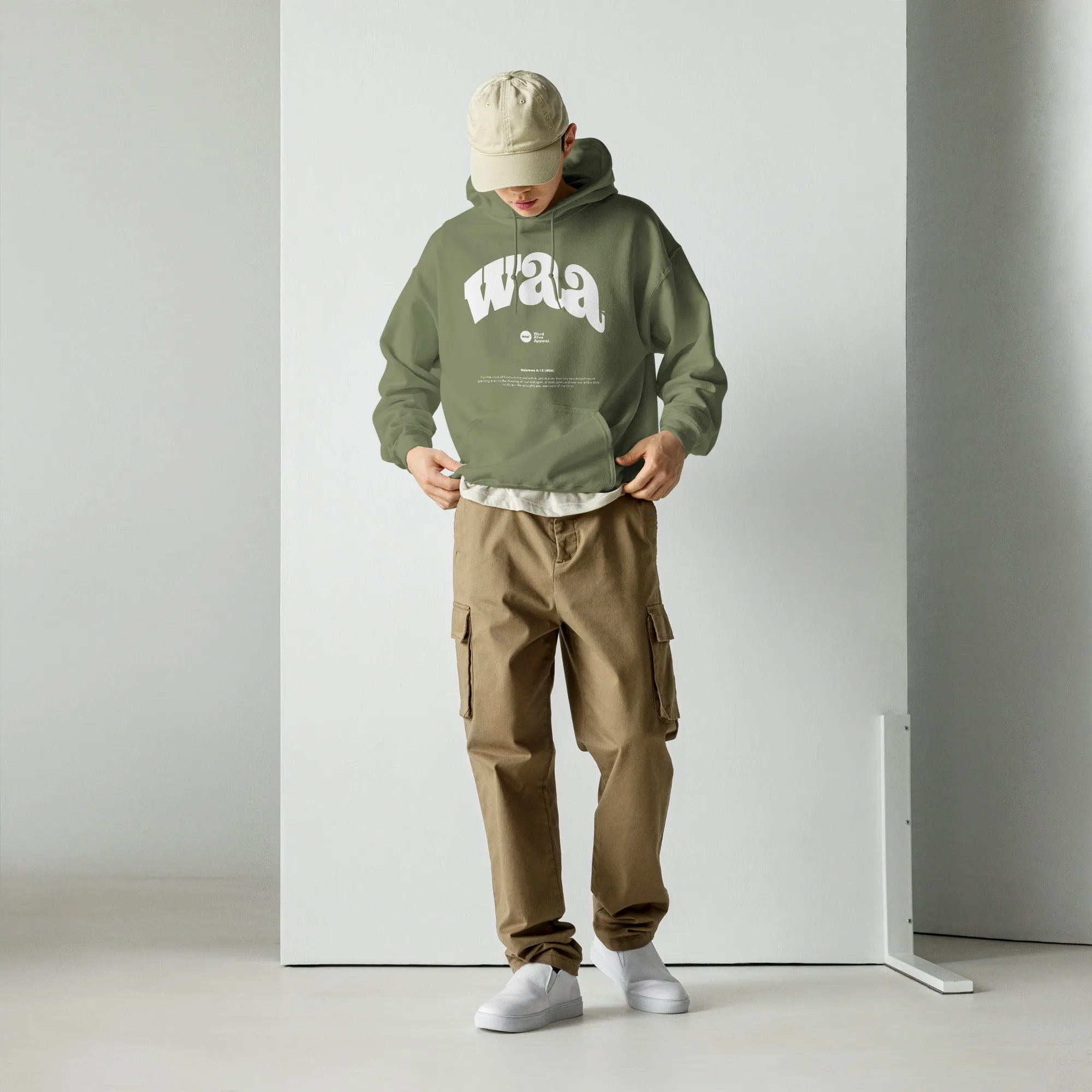 WAA Original Brand Army Green Hoodie