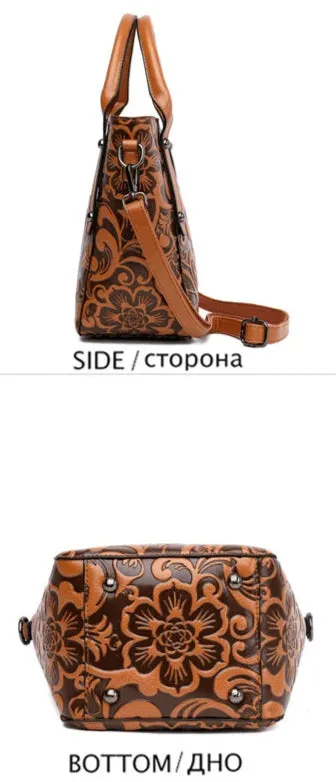 Women's Luxury Designer Retro Bucket Shoulder Handbag