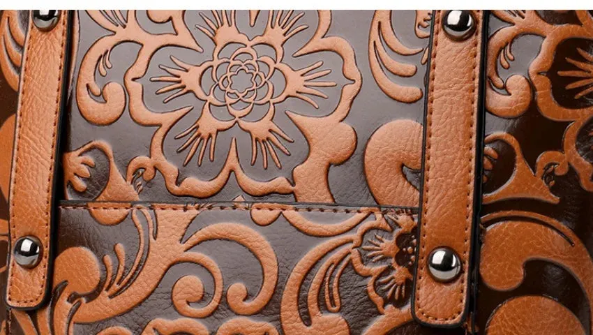 Women's Luxury Designer Retro Bucket Shoulder Handbag